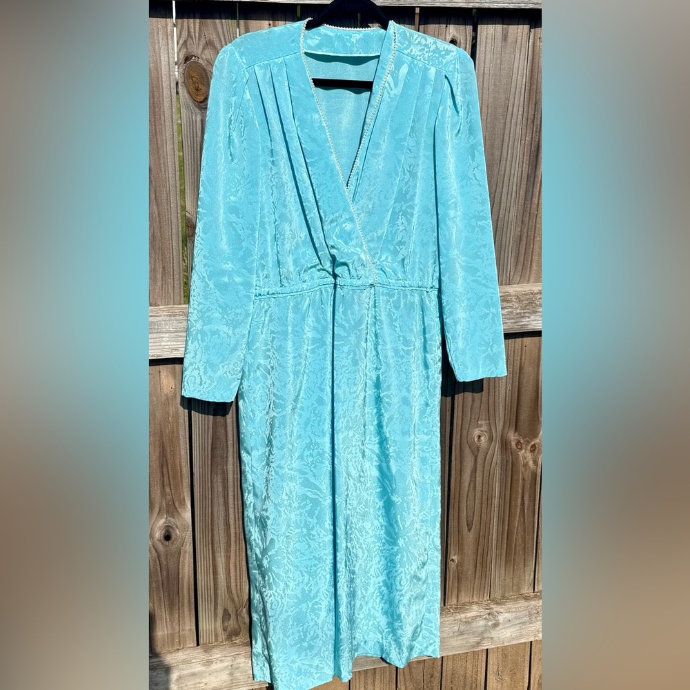 1980 Light Blue Dress